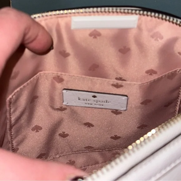 Kate Spade Wicker/White Leather Crossbody - Picture 8 of 8